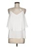 Guess 100% Polyester Ivory Sleeveless Blouse Size M - photo 1