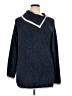 Crown & Ivy Tweed Blue Pullover Sweater Size XXL - photo 1