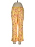 Rafael Print Yellow Casual Pants Size 12 - photo 2