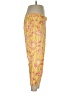 Rafael Print Yellow Casual Pants Size 12 - photo 4