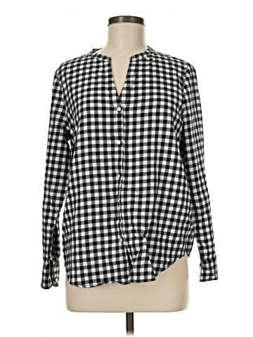 CALVIN KLEIN JEANS Long Sleeve Button-Down Shirt (view 1)