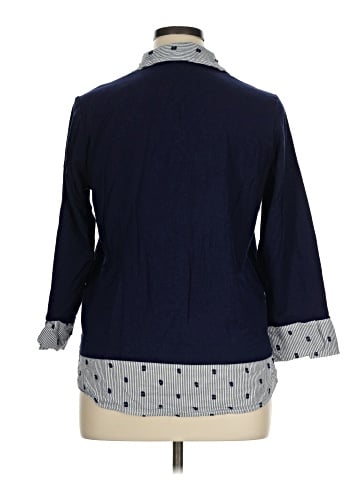 Jones New York Signature 3/4 Sleeve Blouse (view 2)