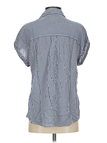 Cosmic Blue Love Short Sleeve Blouse (view 2)
