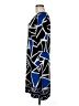 Susan Lawrence Graphic Blue Casual Dress Size M - photo 5