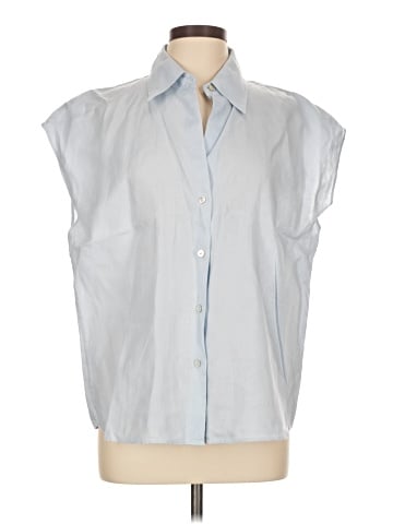 Vince. Sleeveless Button-Down Shirt (view 1)