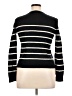 Caslon 100% Cashmere Stripes Black Cashmere Pullover Sweater Size XXL - photo 2