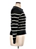 Caslon 100% Cashmere Stripes Black Cashmere Pullover Sweater Size XXL - photo 4