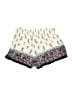 No Boundaries 100% Rayon Paisley Ivory Shorts Size XS - photo 2