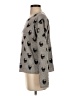 360 Cashmere Print Gray Pullover Sweater Size S - photo 5