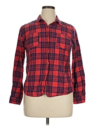 Mossimo Supply Co. Long Sleeve Button-Down Shirt (view 1)