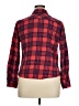 Mossimo Supply Co. 100% Cotton Plaid Red Long Sleeve Button-Down Shirt Size XL - photo 2