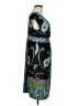 Emma & Michele Paisley Black Blue Cocktail Dress Size M - photo 4