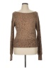 White House Black Market Animal Print Brown Pullover Sweater Size XL - photo 1