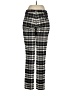 Michael Kors Plaid Black Casual Pants Size 6 - photo 2