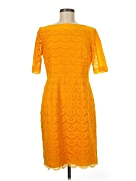 antonio melani yellow lace dress Antonio Melani Mustard Yellow Lace Sheath Dress Halter Sleeveless Women 12 NEW