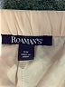 Roaman's 100% Polyester Solid Tan Casual Pants Size 18 - photo 4