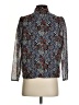 Walter Baker 100% Polyester Paisley Blue Long Sleeve Blouse Size XS - photo 2