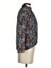 Walter Baker 100% Polyester Paisley Blue Long Sleeve Blouse Size XS - photo 4