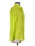 Wildfang 100% Polyester Solid Green 3/4 Sleeve Blouse Size XS - photo 4