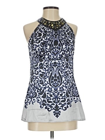 Cache Sleeveless Silk Top (view 1)