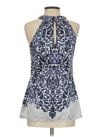 Cache Sleeveless Silk Top (view 2)