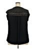 Daniel Rainn Black Short Sleeve Blouse Size 2X - photo 2