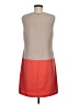 Luxology 100% Polyester Color Block Orange Casual Dress Size 6 - photo 2