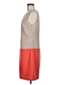 Luxology 100% Polyester Color Block Orange Casual Dress Size 6 - photo 5