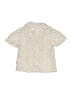 Crewcuts Ivory Short Sleeve Button-Down Shirt Size 4 - 5 - photo 2