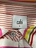 CAbi 100% Rayon Stripes Yellow Sleeveless Button-Down Shirt Size S - photo 7