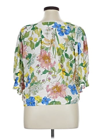 Laura Ashley Short Sleeve Blouse (view 2)