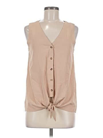 Naked Zebra Sleeveless Blouse (view 1)