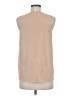 Naked Zebra 100% Polyester Tan Sleeveless Blouse Size M - photo 2
