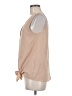 Naked Zebra 100% Polyester Tan Sleeveless Blouse Size M - photo 5