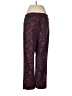 Ann Taylor LOFT Paisley Red Casual Pants Size 8 - photo 2