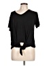 Amour Vert Black Short Sleeve Top Size L - photo 1