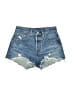 Levi's 100% Cotton Blue Denim Shorts Size 25 waist - photo 1