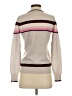 Aqua Stripes Gray Pullover Sweater Size XS - photo 2