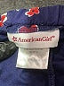 American Girl 100% Polyester Floral Blue Shorts Size 6 - photo 3