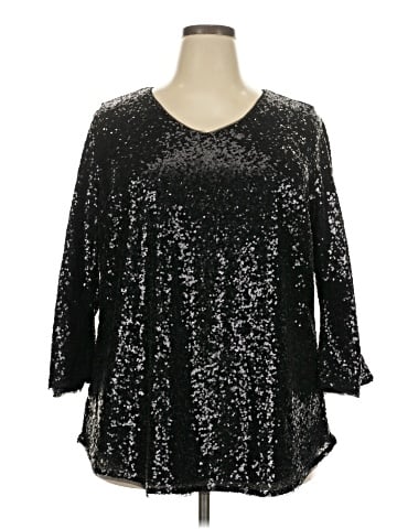 Isaac Mizrahi LIVE! Long Sleeve Blouse (view 1)