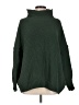 Aerie Solid Green Turtleneck Sweater Size M - photo 1