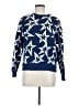 Perfect Moment 100% Cotton Stars Blue Pullover Sweater Size M - photo 1