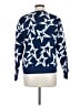 Perfect Moment 100% Cotton Stars Blue Pullover Sweater Size M - photo 2
