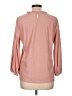 Adrianna Papell Pink Long Sleeve Blouse Size L - photo 2