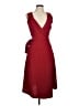Max Mara Solid Red Burgundy Cocktail Dress Size 8 - photo 1