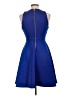 Milly Solid Blue Cocktail Dress Size 10 - photo 2