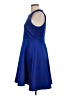 Milly Solid Blue Cocktail Dress Size 10 - photo 5