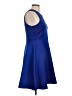 Milly Solid Blue Cocktail Dress Size 10 - photo 4