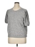 Evereve Gray Short Sleeve Top Size XL - photo 1