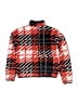 The North Face 100% Polyester Plaid Red Track Jacket Size 12 - photo 2